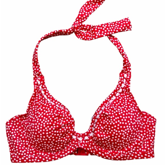 Freya Other - Freya Womens Red Halter Bikini Top Calamity Underwire padded Bra Top Size M
